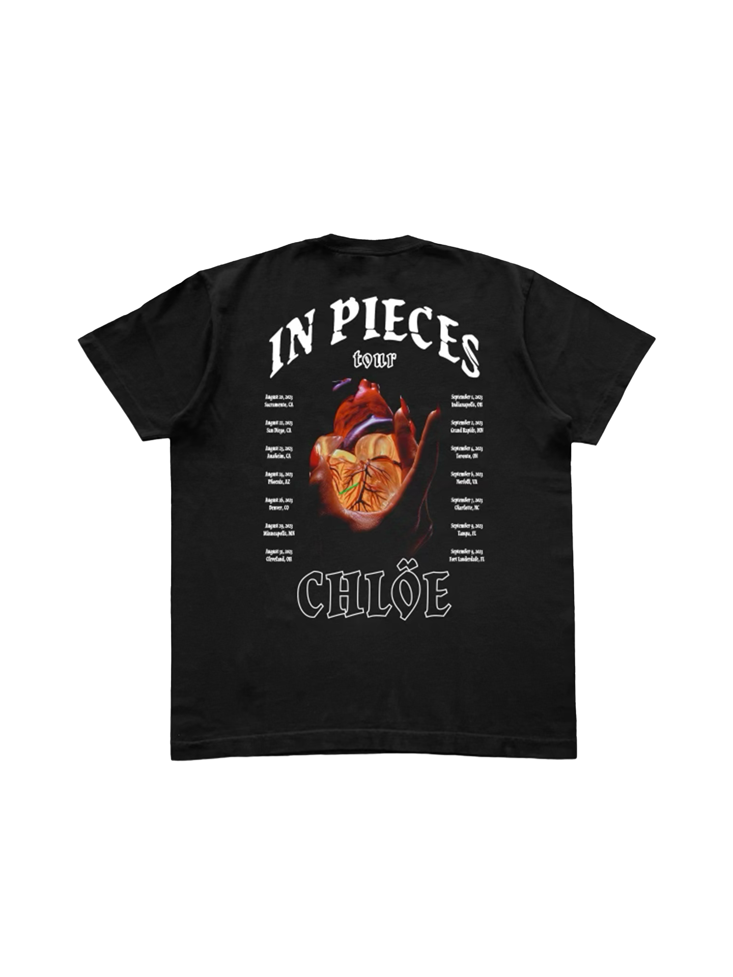 In Pieces Face Tour Tee